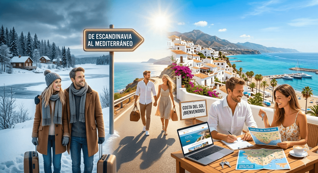 De Escandinavia al Mediterráneo: Tu Guía Paso a Paso para Comprar en la Costa del Sol